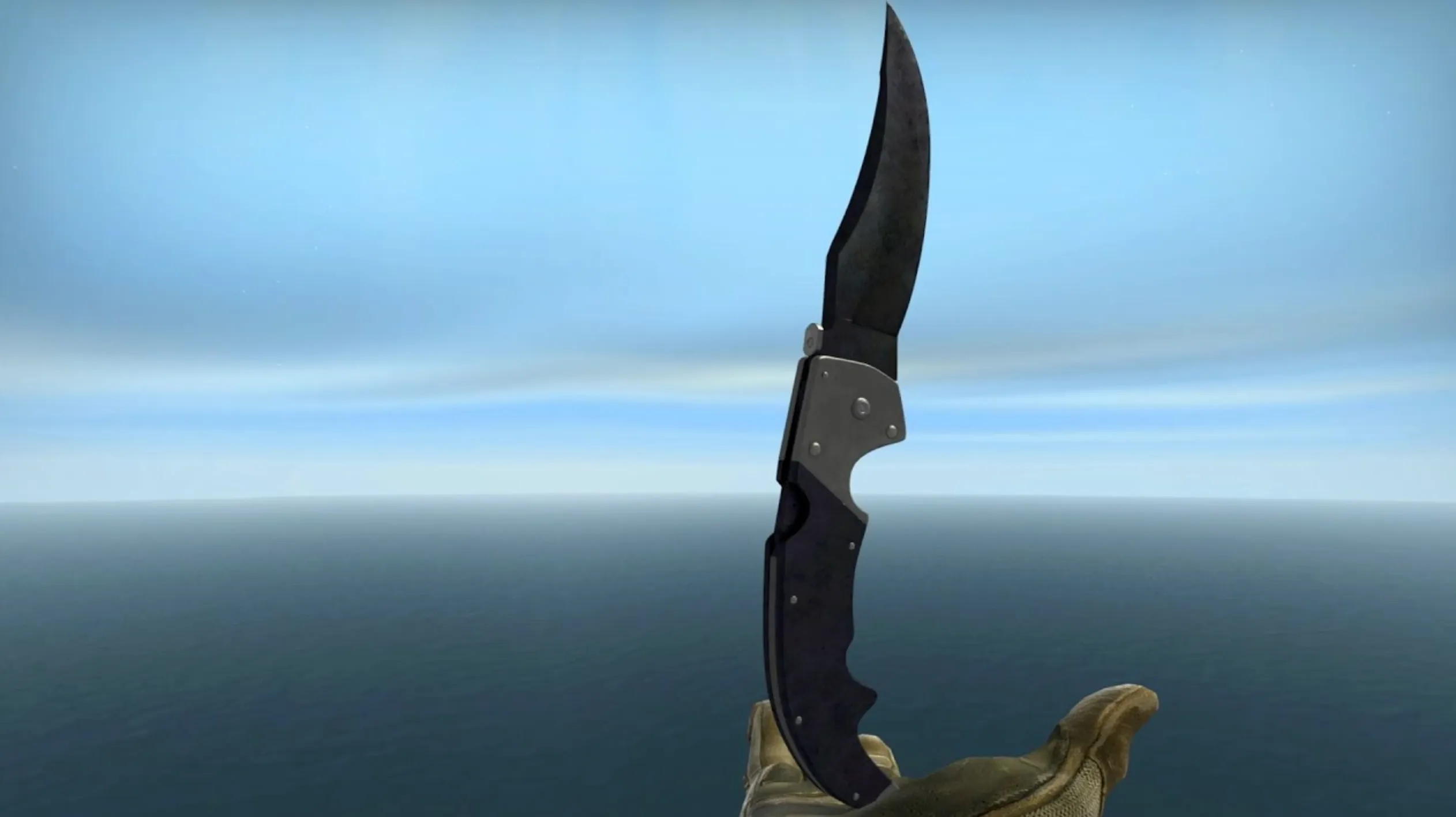 Falchion Knife Blue Steel